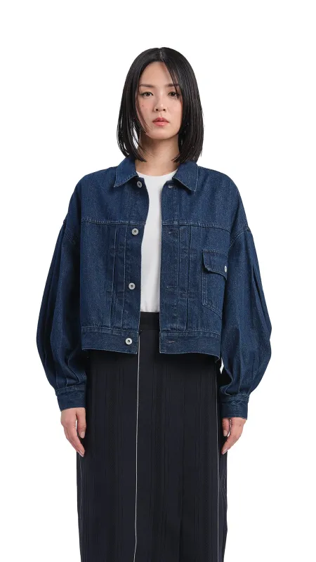 Balloon Sleeves Type1 Denim Jacket sold by INITIAL Fashion