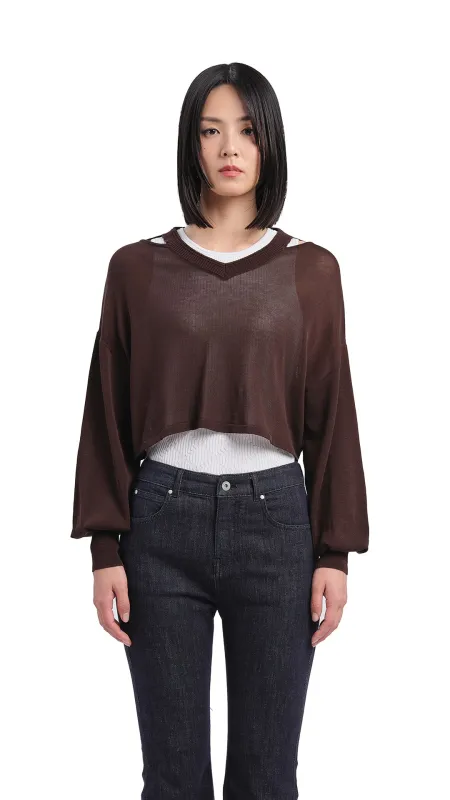 Cropped Sweater sold by INITIAL Fashion