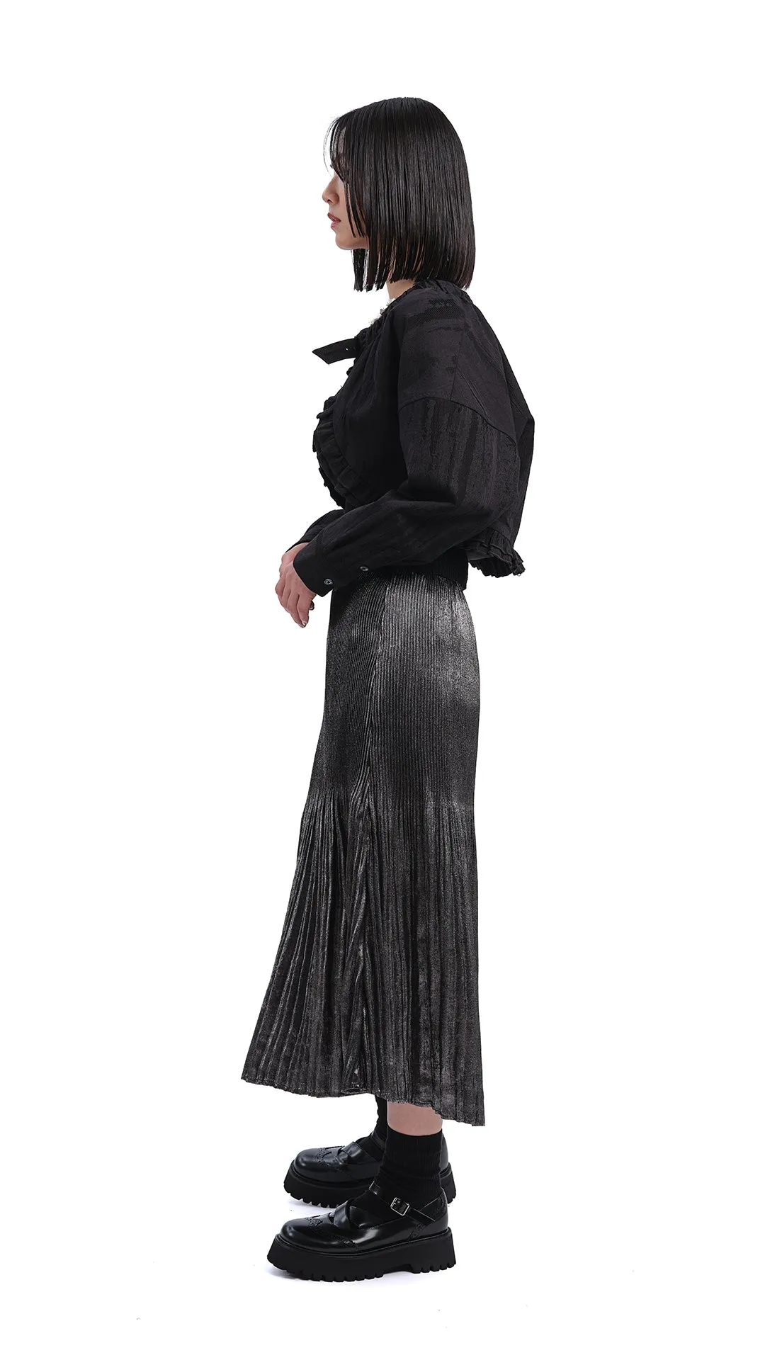 Cropped Ruffles Jacket sold by INITIAL Fashion product image thumbnail 4