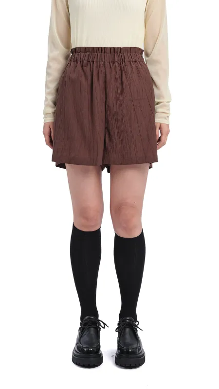 Creased Shorts sold by INITIAL Fashion