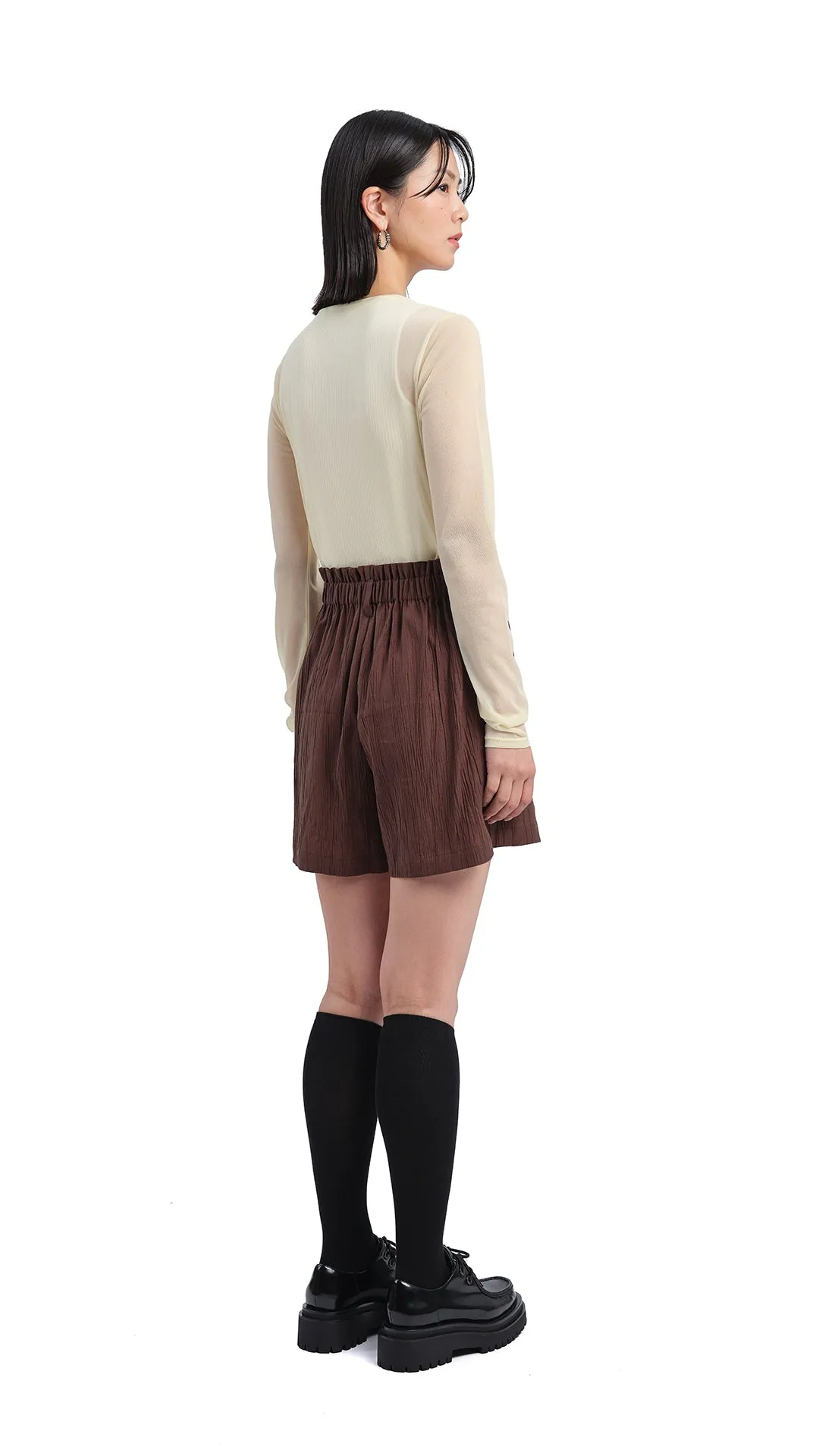 Creased Shorts sold by INITIAL Fashion product image thumbnail 5