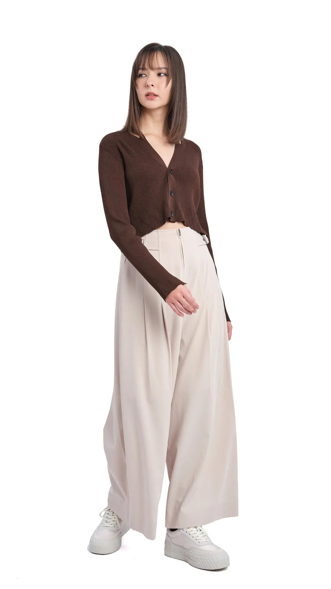 Cutout Cardigan sold by INITIAL Fashion product image thumbnail 5