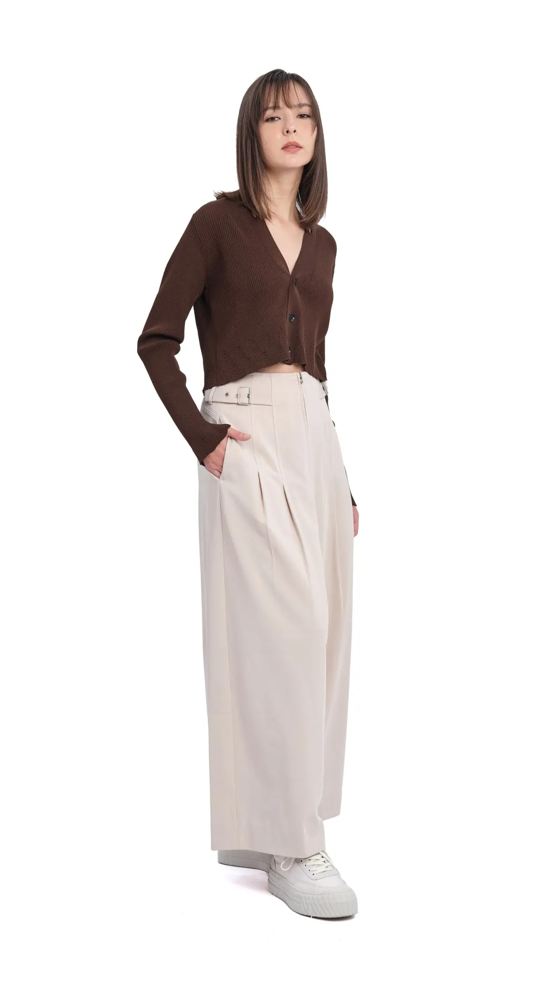 Cutout Cardigan sold by INITIAL Fashion product image thumbnail 4