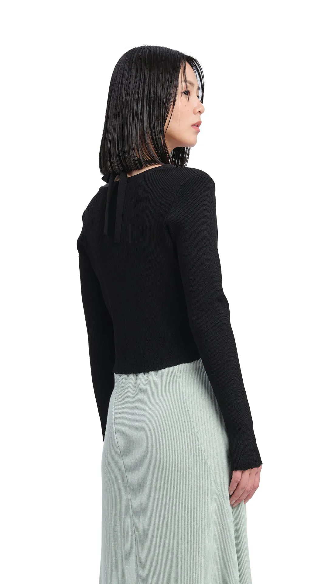 Cutout Cardigan sold by INITIAL Fashion product image thumbnail 3