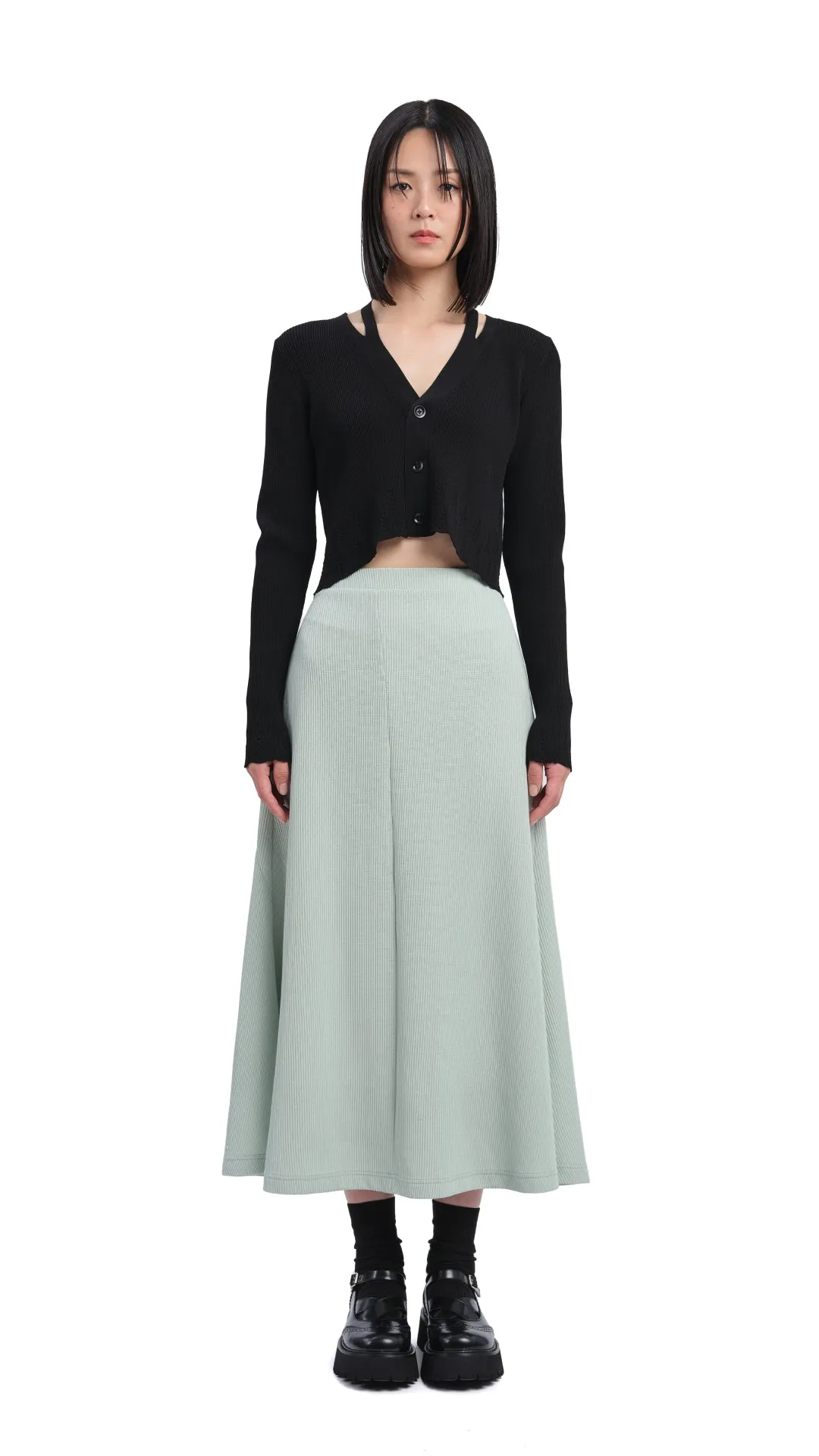 Cutout Cardigan sold by INITIAL Fashion product image thumbnail 4