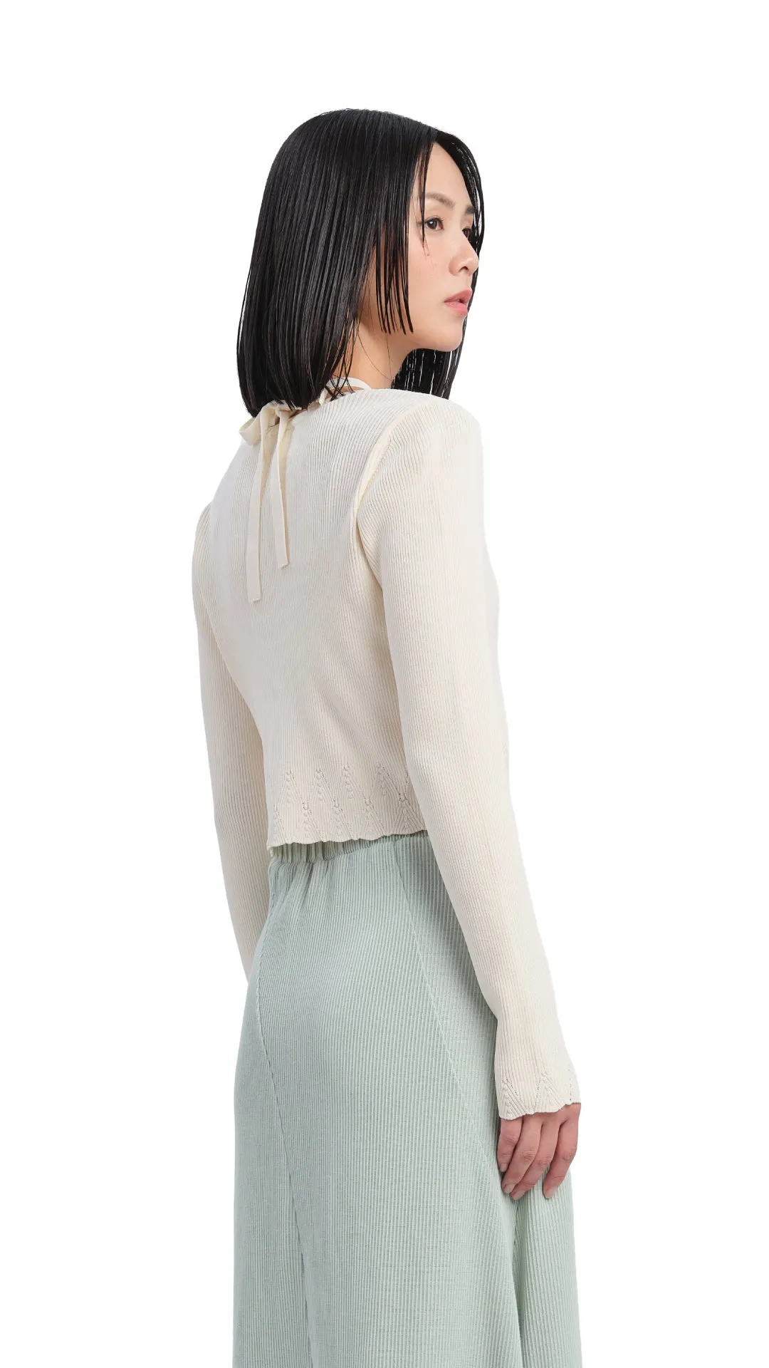 Cutout Cardigan sold by INITIAL Fashion product image thumbnail 3