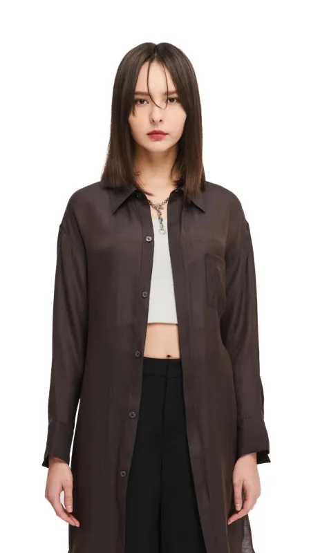 Asymmetric Long Shirt sold by INITIAL Fashion