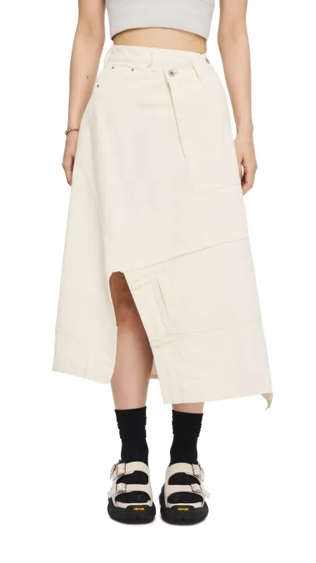 Rebuilt Denim Skirt sold by INITIAL Fashion