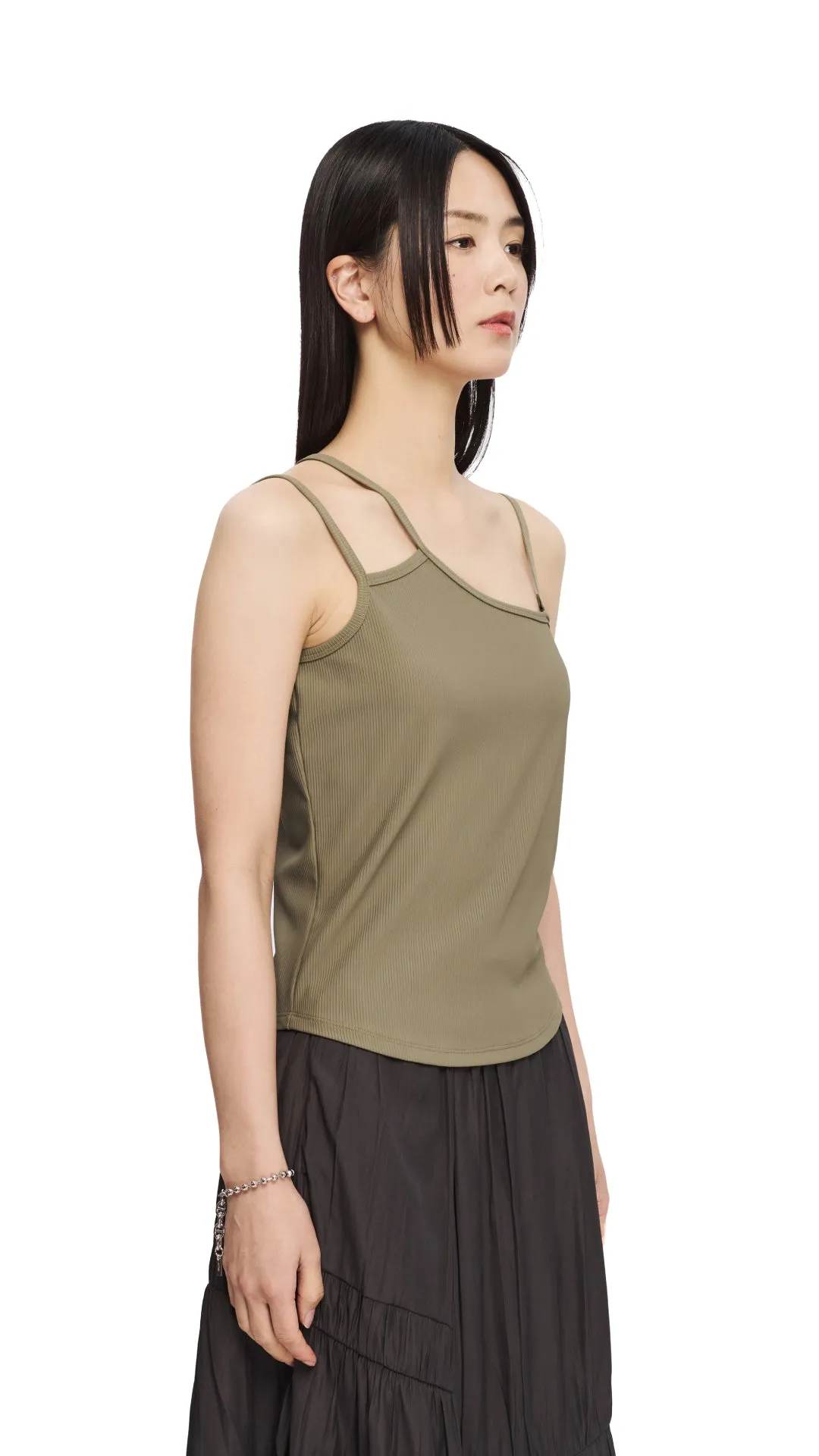 Asymmetrical Strap Vest sold by INITIAL Fashion product image thumbnail 2