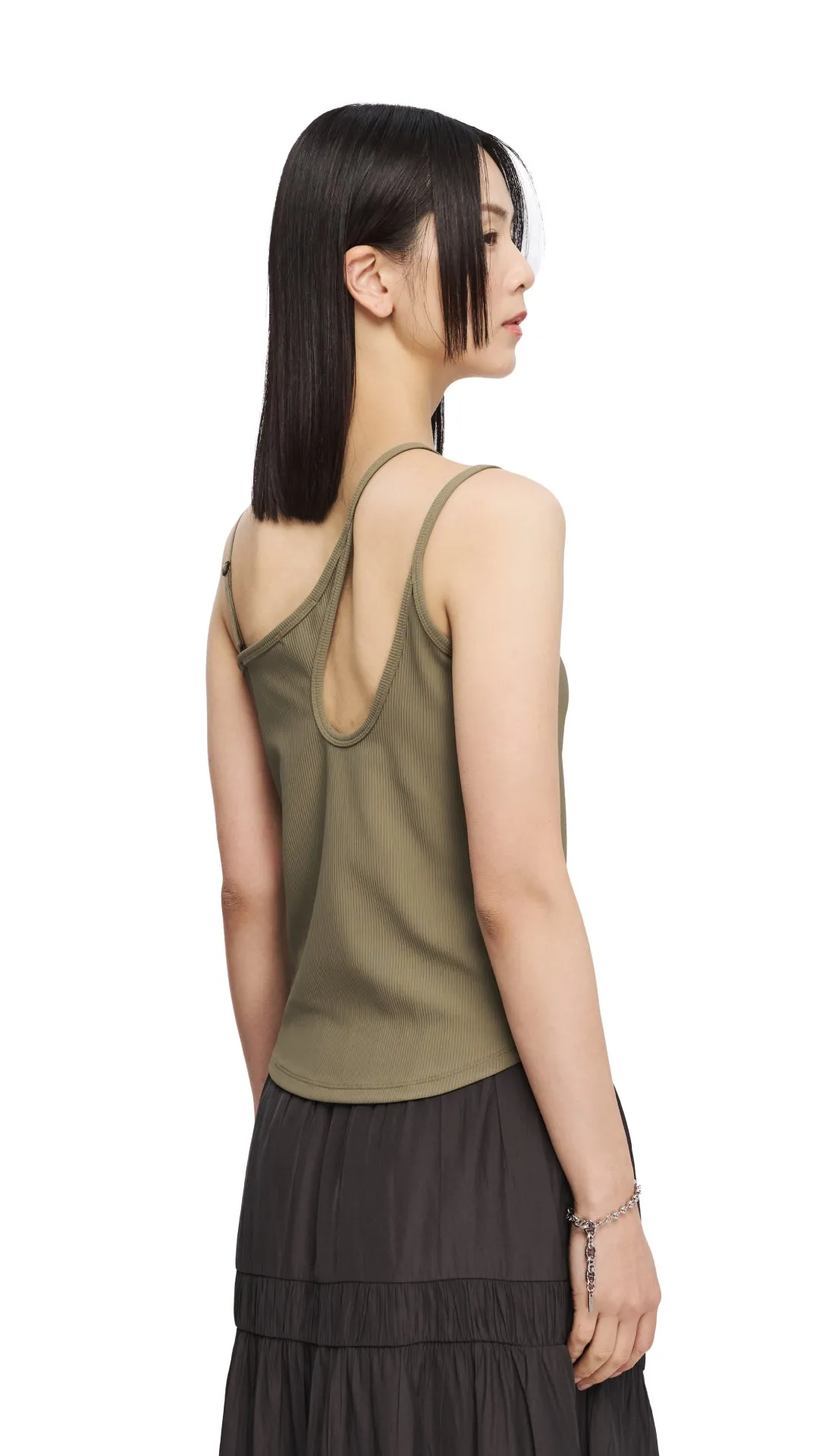 Asymmetrical Strap Vest sold by INITIAL Fashion product image thumbnail 3