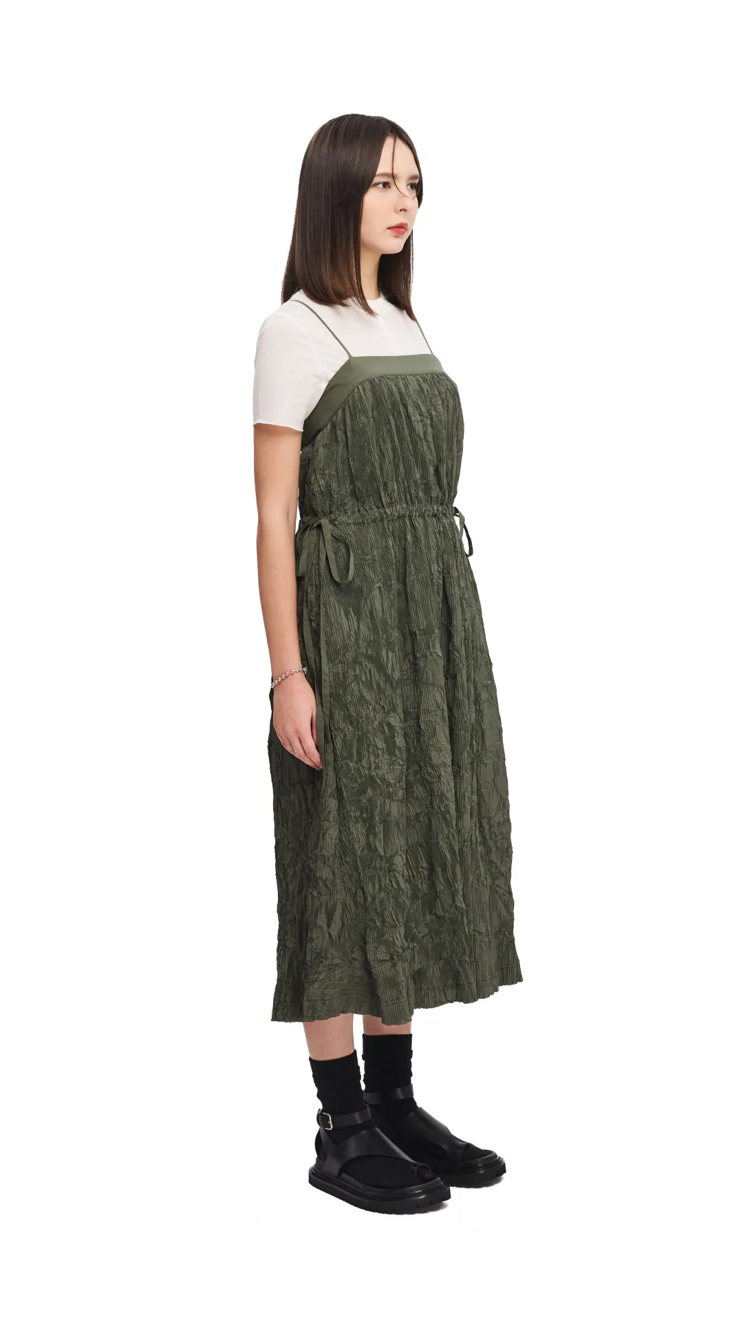 Crinkle Pleat Dress sold by INITIAL Fashion product image thumbnail 2