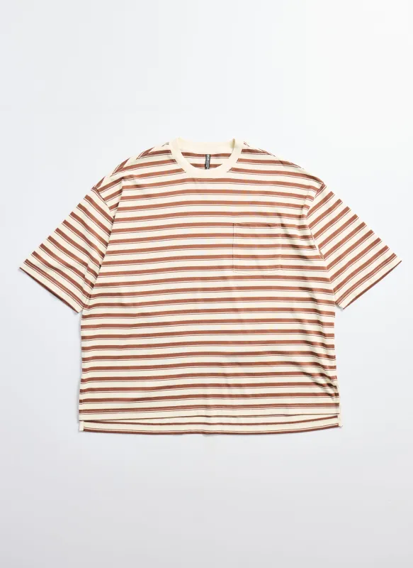 230G Jacquard Short Sleeves Border Tops sold by INITIAL Fashion