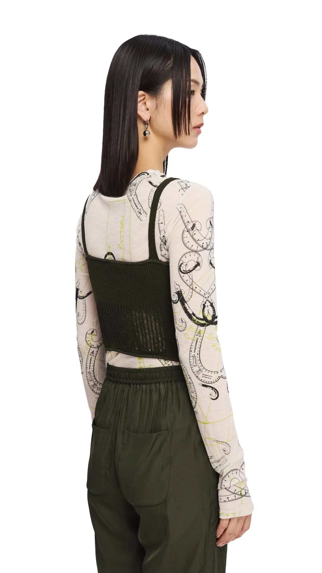 Drop Stitch Knitted Bustier sold by INITIAL Fashion product image thumbnail 3