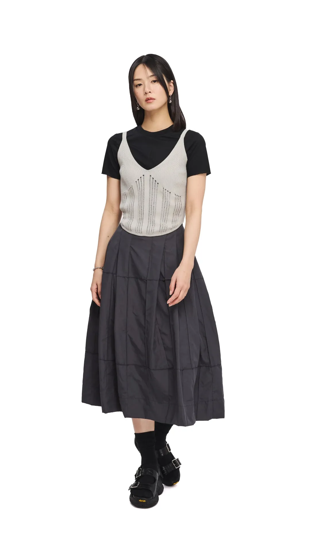 Drop Stitch Knitted Bustier sold by INITIAL Fashion product image thumbnail 4