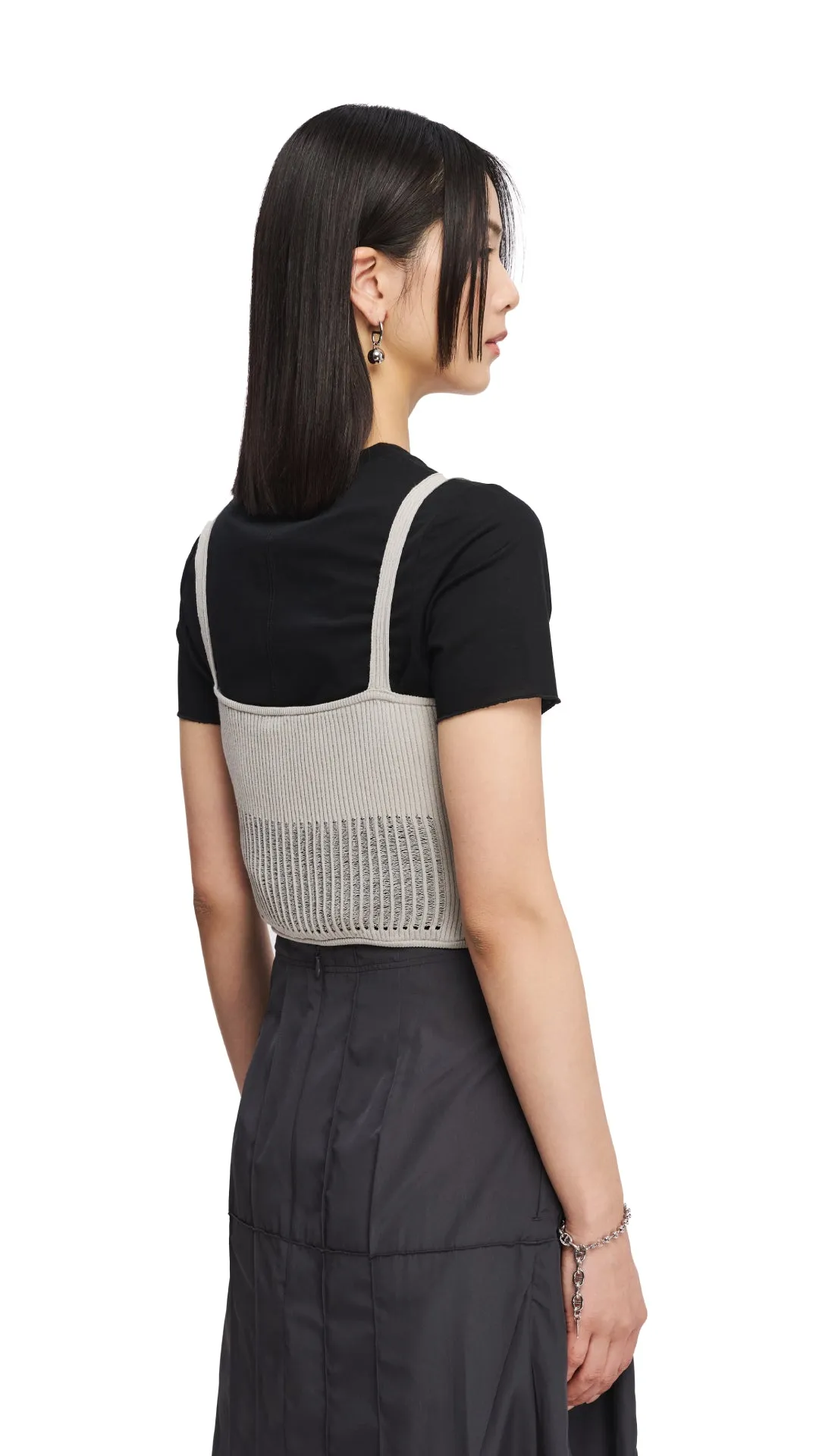 Drop Stitch Knitted Bustier sold by INITIAL Fashion product image thumbnail 2
