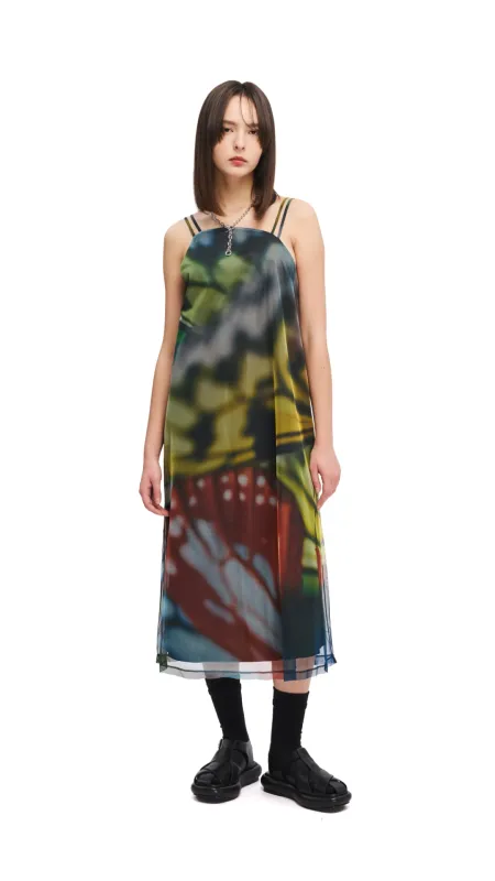 INITIAL X Mika Ninagawa Mesh Dress sold by INITIAL Fashion