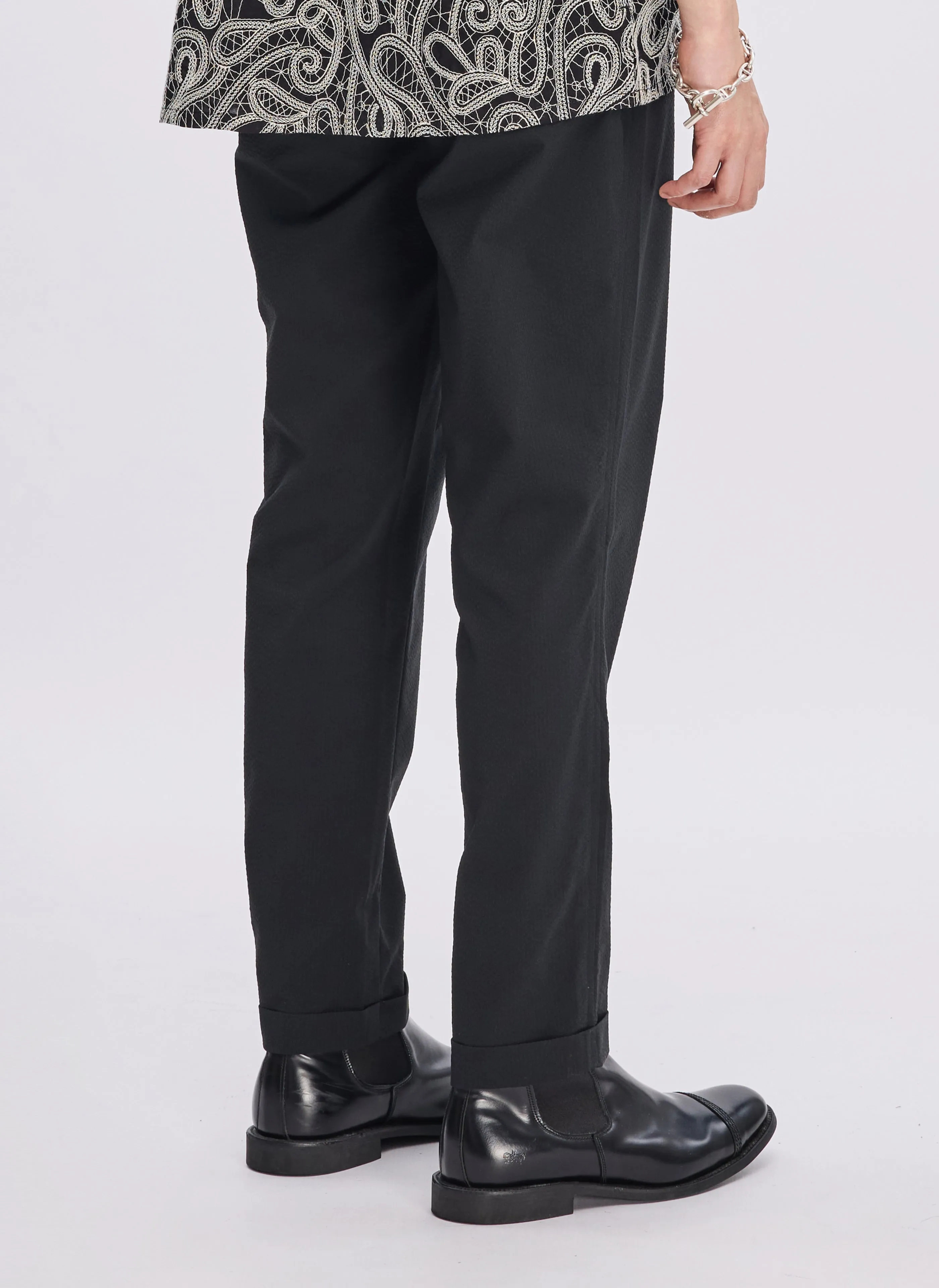 ECO Seersuckers Solotex Ankle Length Slim (P-03) sold by INITIAL Fashion product image thumbnail 4