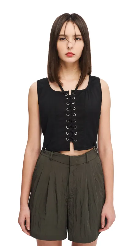 Lace-Up Corset made by INITIAL Fashion