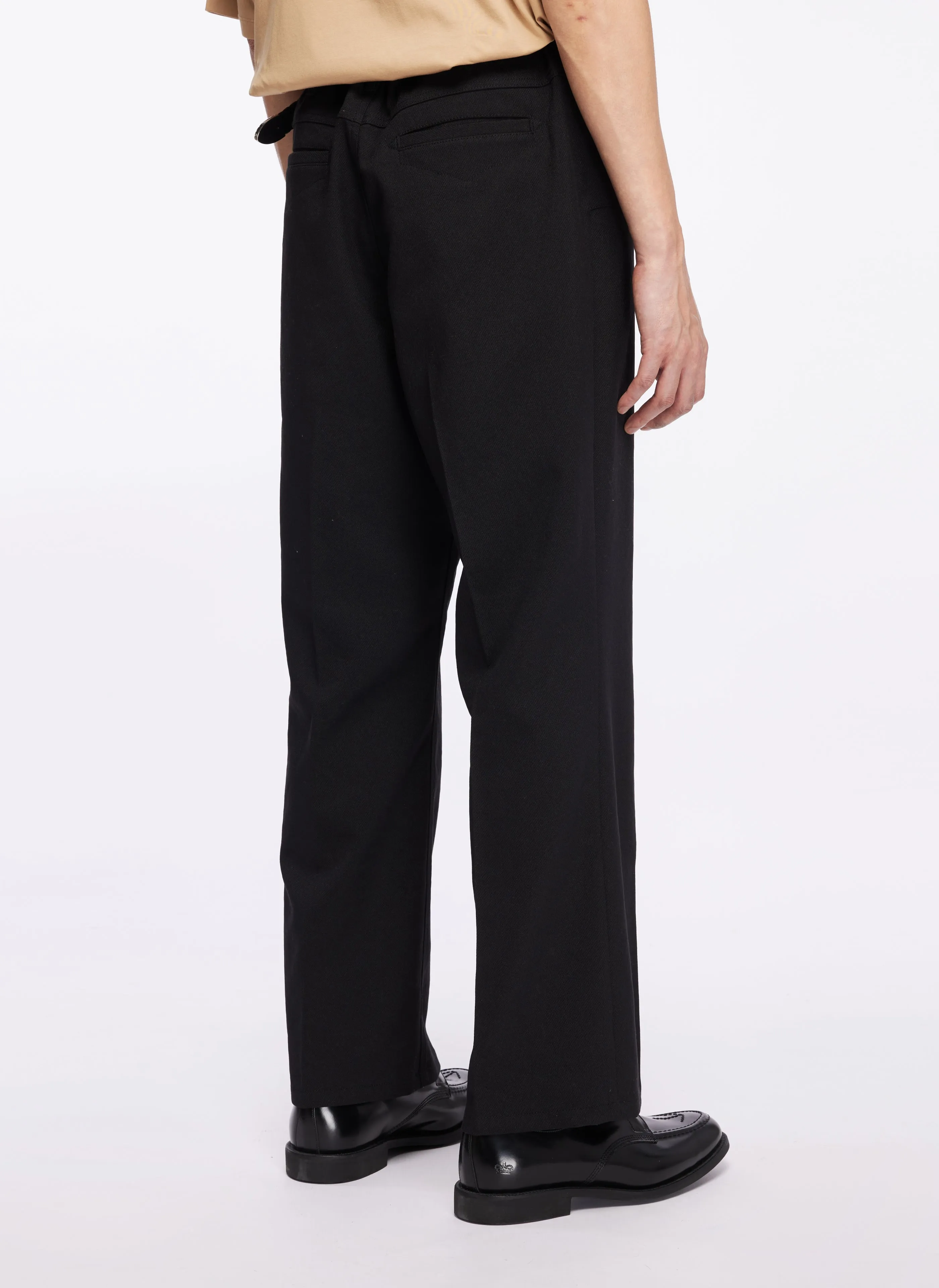 Wool Like Polyester Boot Cut Flare Pants sold by INITIAL Fashion product image thumbnail 4