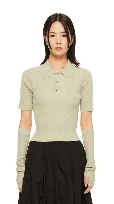 Knit Polo sold by INITIAL Fashion