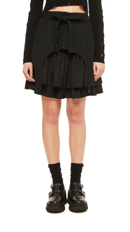 Side Cut Out Mini Skirt sold by INITIAL Fashion