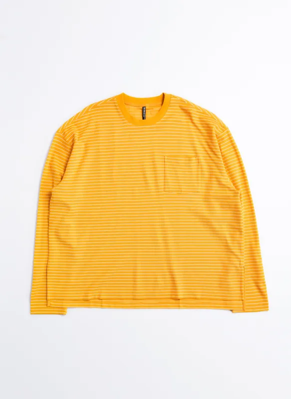 Jacquard Long Sleeves Border Top sold by INITIAL Fashion