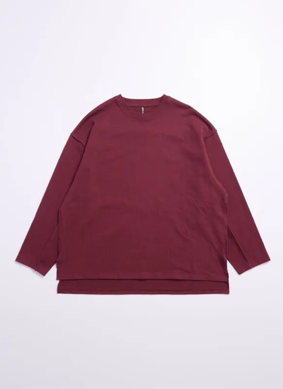 Heavy Cotton Jersey Raw Edge Top sold by INITIAL Fashion