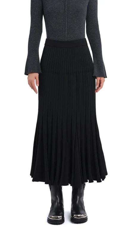 Knitted Flare Skirt sold by INITIAL Fashion