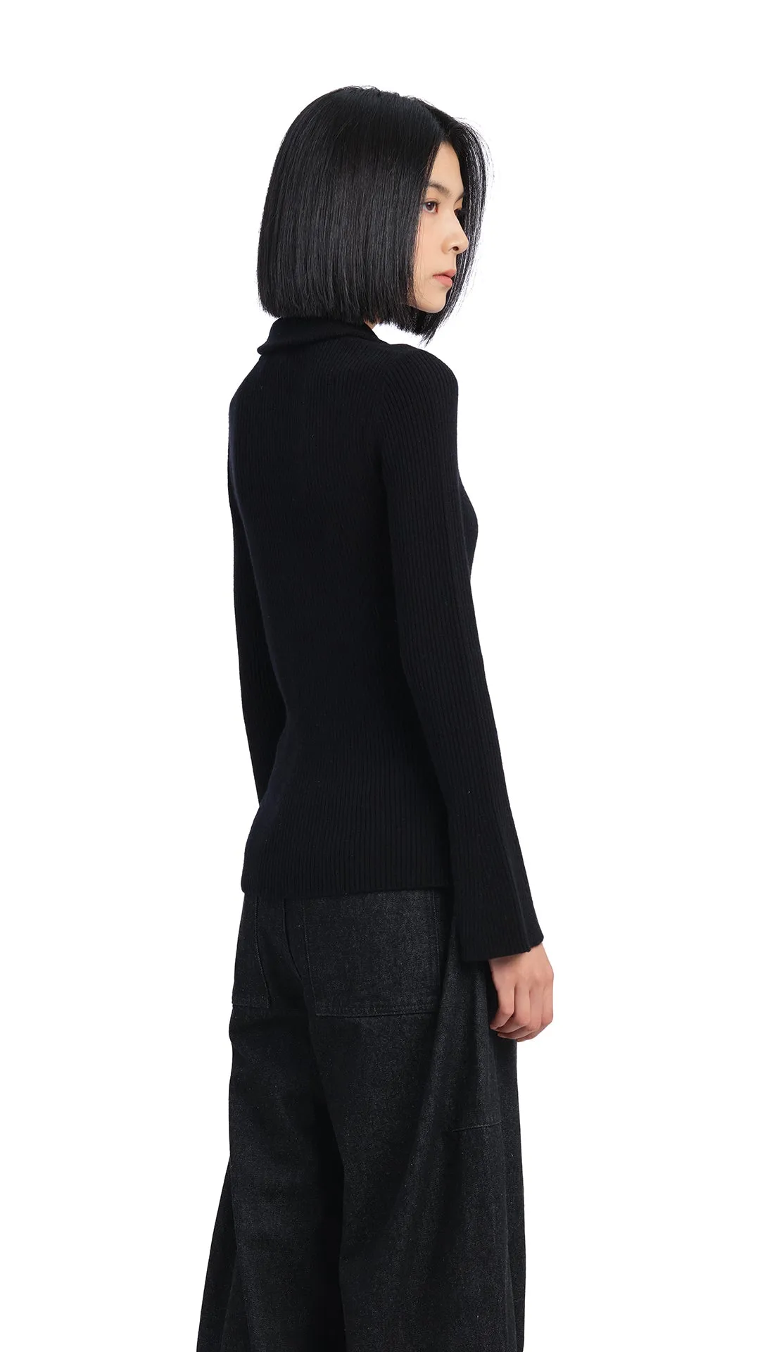 Zip-Up Cardigan sold by INITIAL Fashion product image thumbnail 4