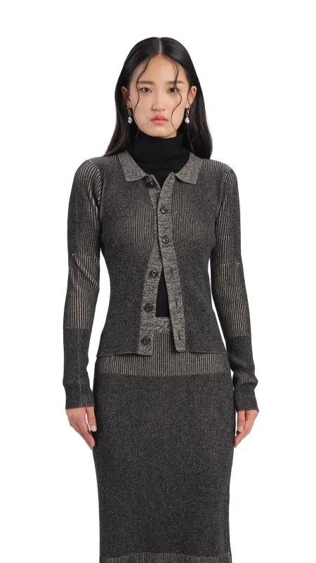 Cold Shoulder V-neck Sweater sold by INITIAL Fashion