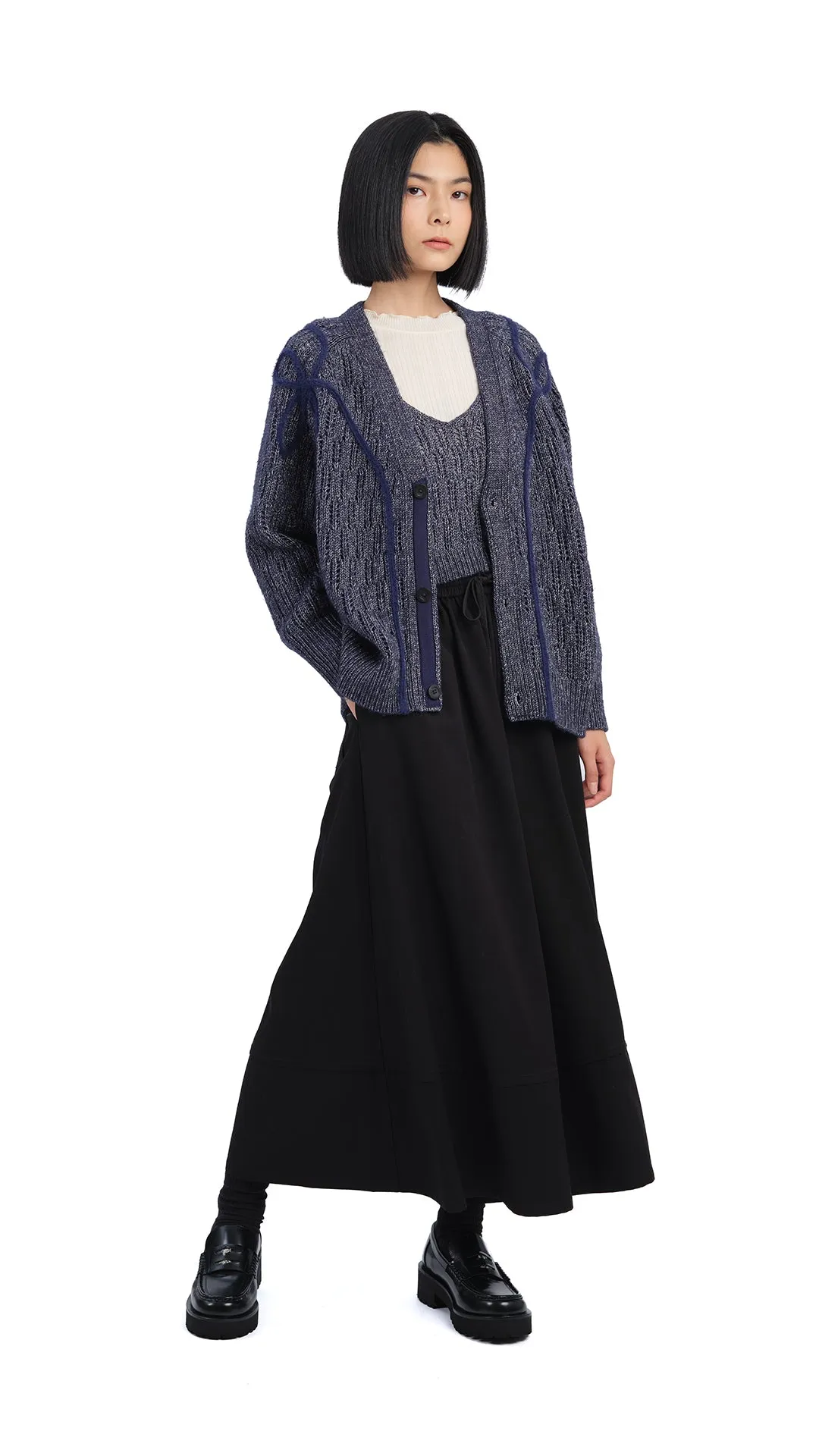 Textural Knit Vest sold by INITIAL Fashion product image thumbnail 4