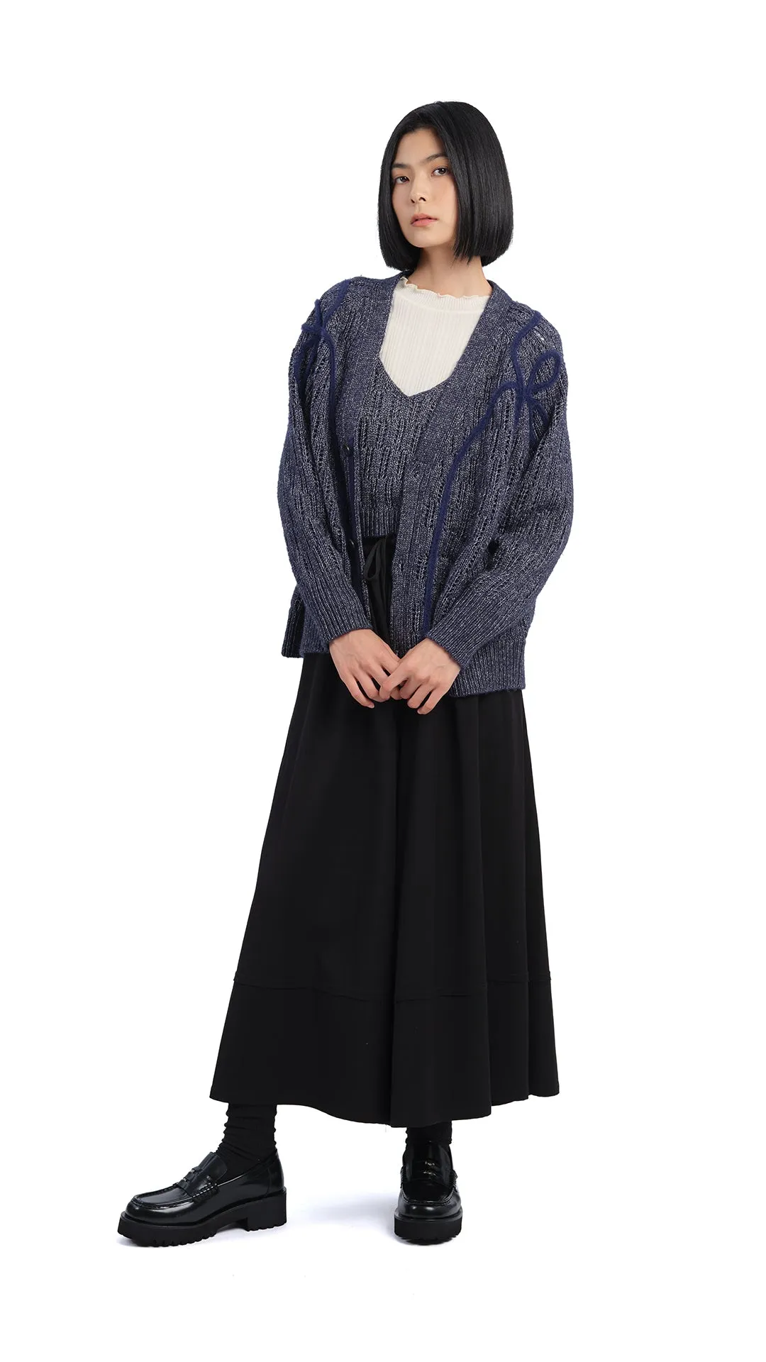 Textural Knit Vest sold by INITIAL Fashion product image thumbnail 5