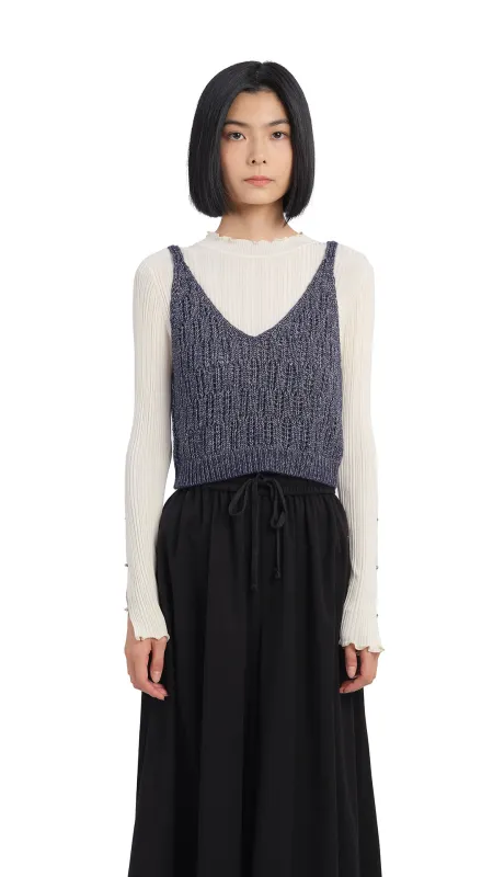 Textural Knit Vest sold by INITIAL Fashion