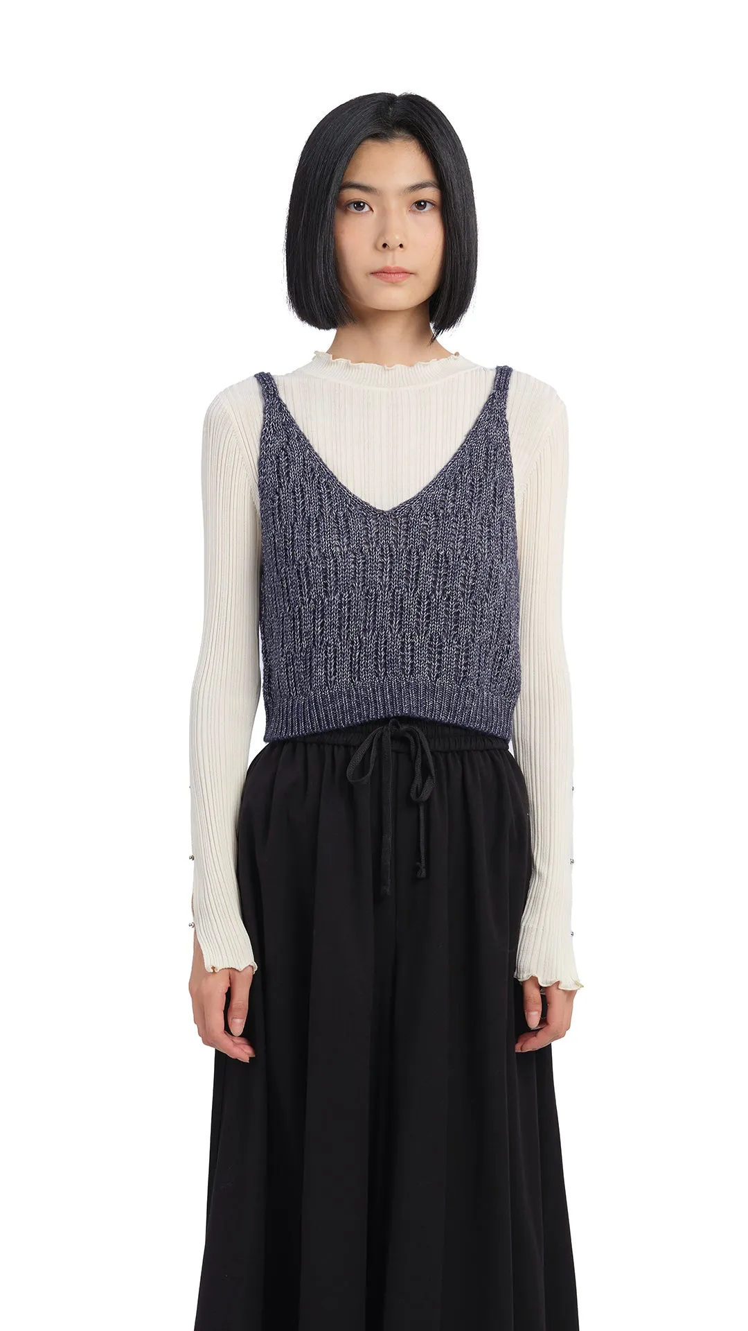 Textural Knit Vest sold by INITIAL Fashion