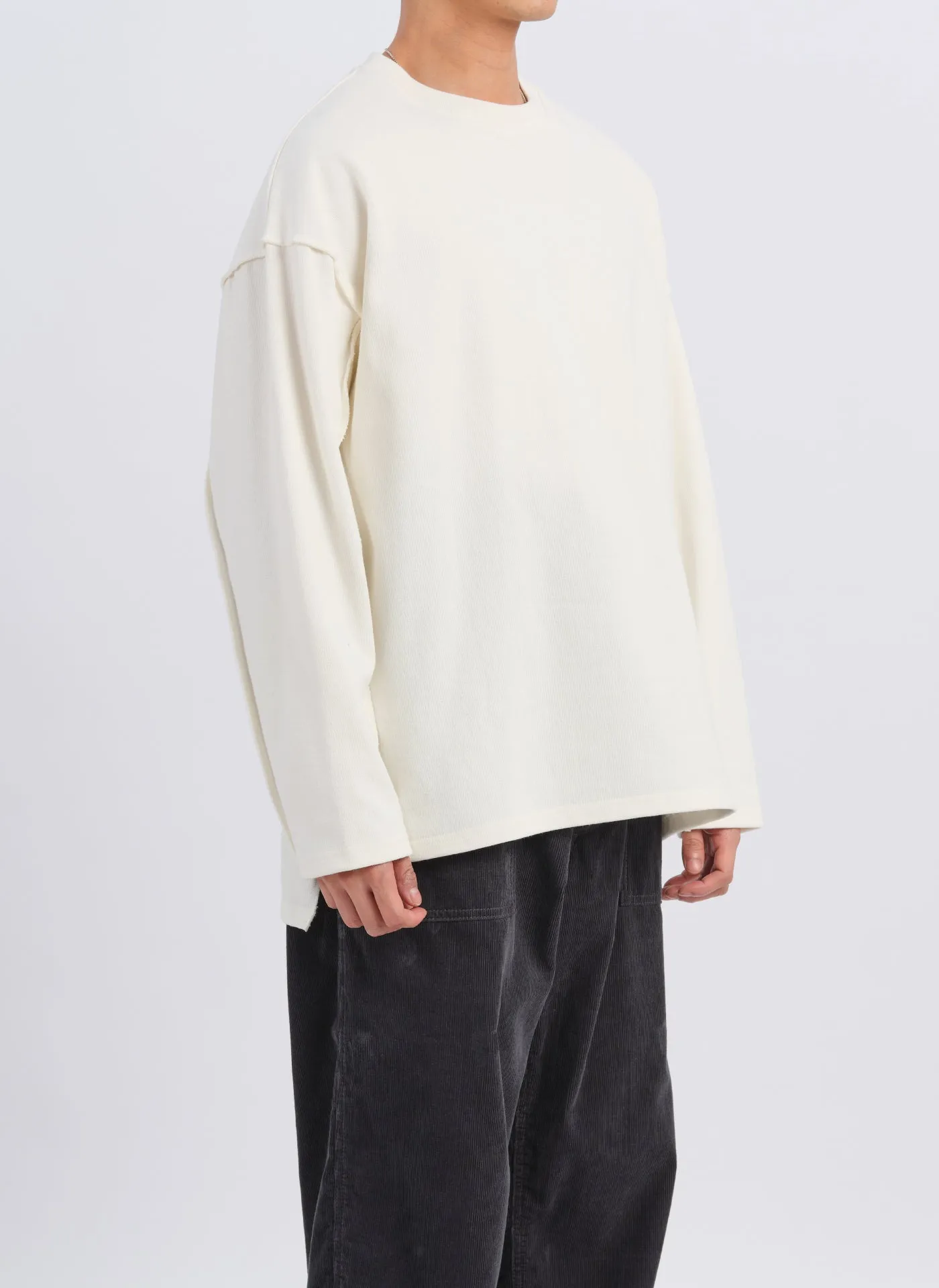 Heavy Cotton Jersey Raw Edge Top sold by INITIAL Fashion product image thumbnail 3