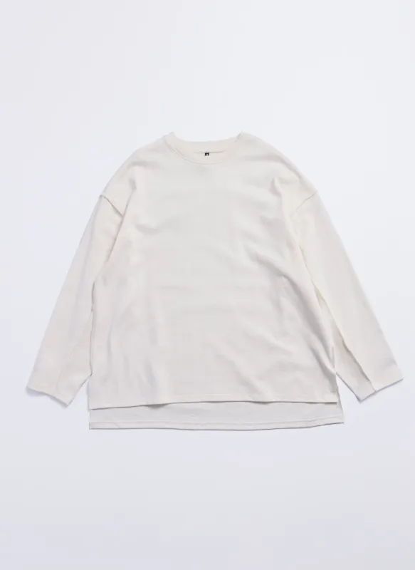 Heavy Cotton Jersey Raw Edge Top sold by INITIAL Fashion