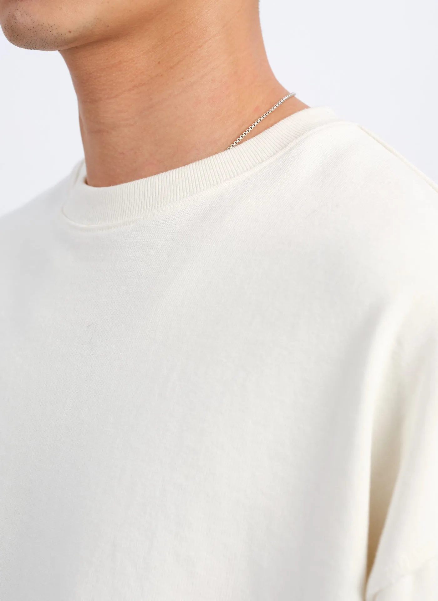 Heavy Cotton Jersey Raw Edge Top sold by INITIAL Fashion product image thumbnail 5