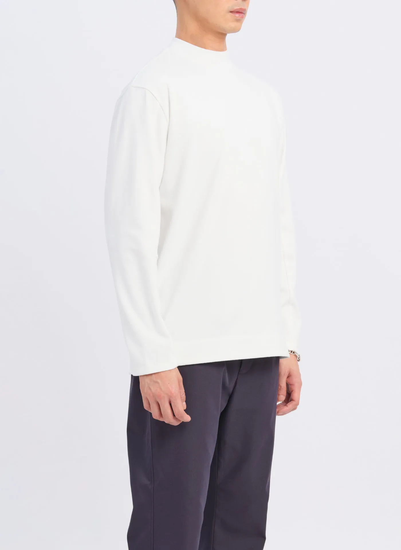 Polyester Velvet Fleece Mock Neck Top sold by INITIAL Fashion product image thumbnail 3