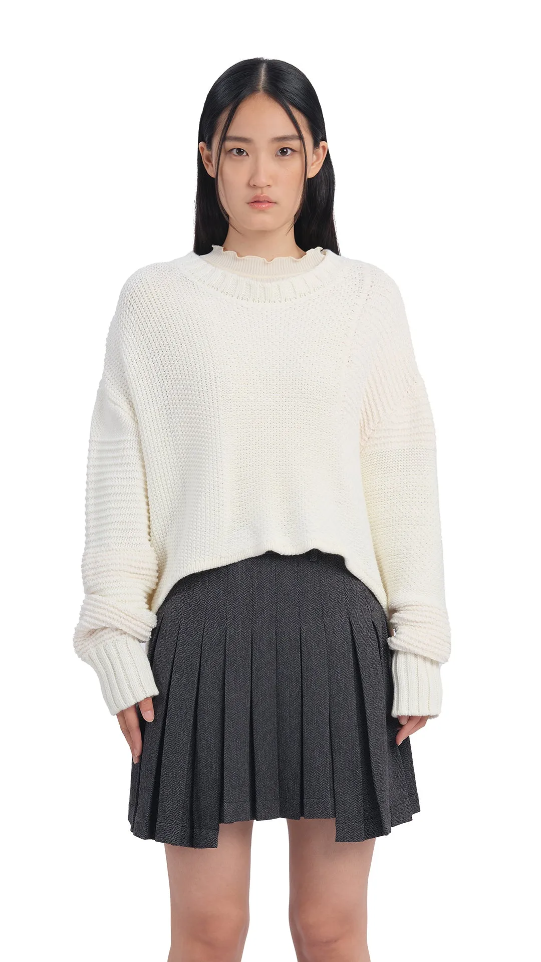 Patchwork Sweater sold by INITIAL Fashion