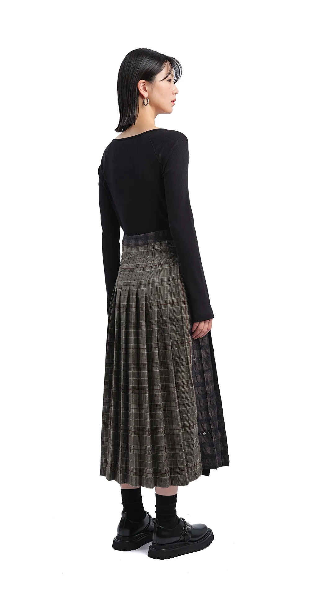 Long Sleeve Bridge-Neck Top sold by INITIAL Fashion product image thumbnail 3