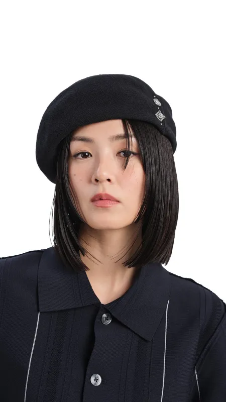 Future Darkness the Dart Beret sold by INITIAL Fashion