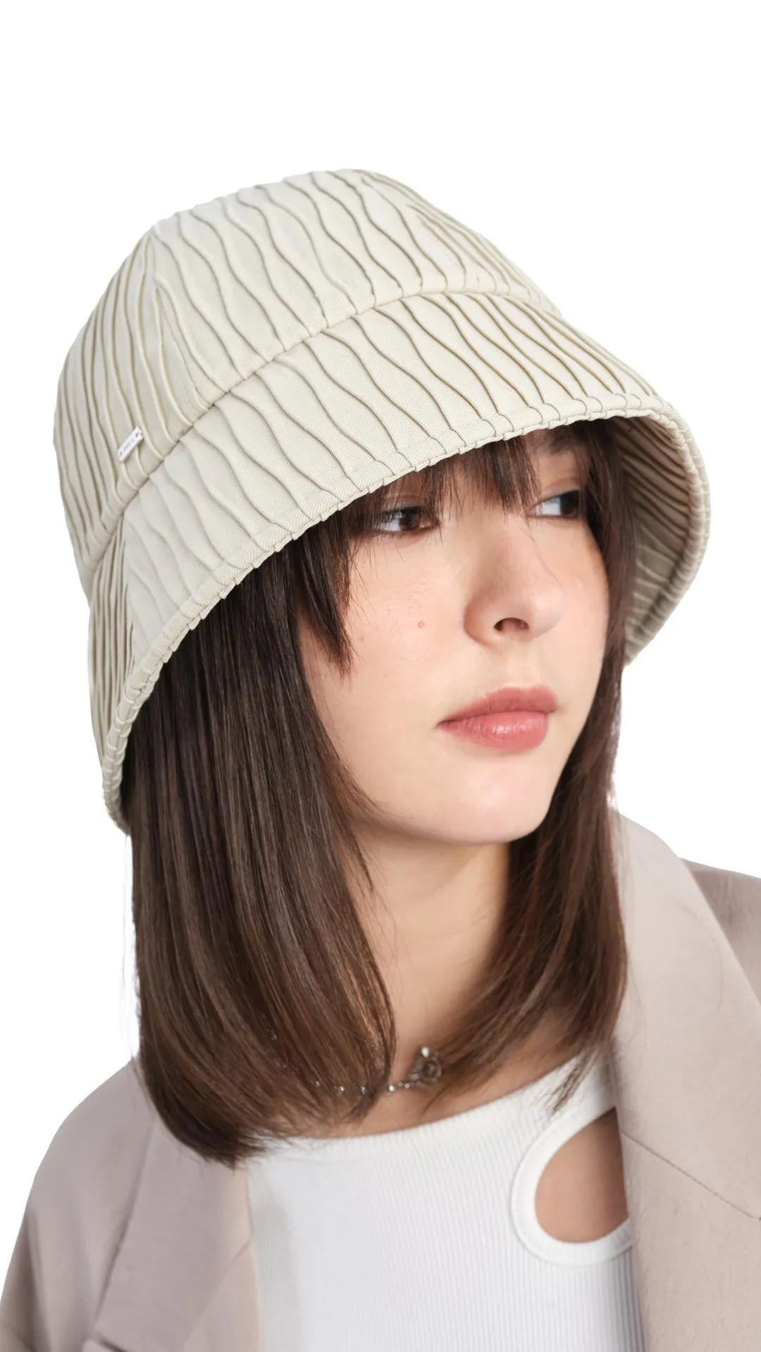 Wrinkled Beauty Tulip Hat sold by INITIAL Fashion