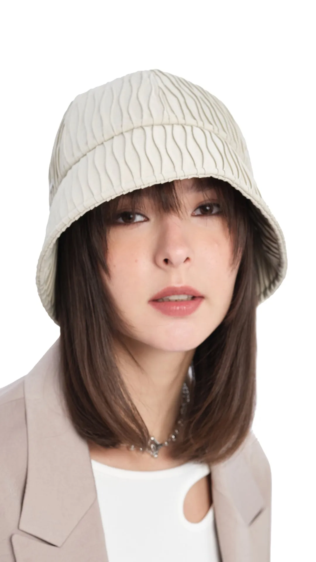 Wrinkled Beauty Tulip Hat sold by INITIAL Fashion product image thumbnail 2