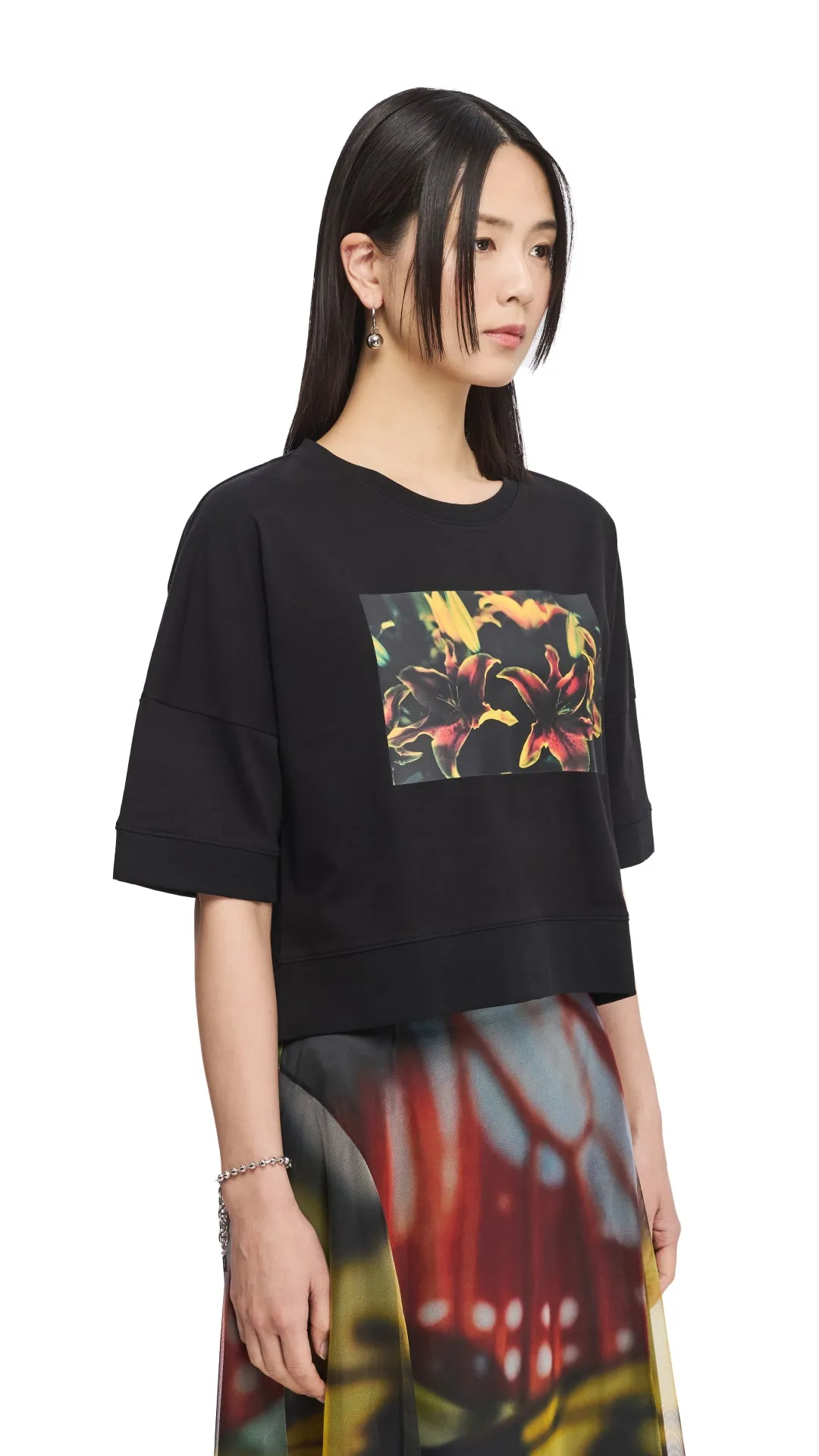 Mika Ninagawa Graphic Crop Tee sold by INITIAL Fashion product image thumbnail 2