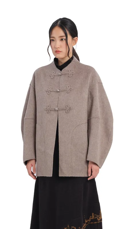 Melange Double Face Jacket sold by INITIAL Fashion