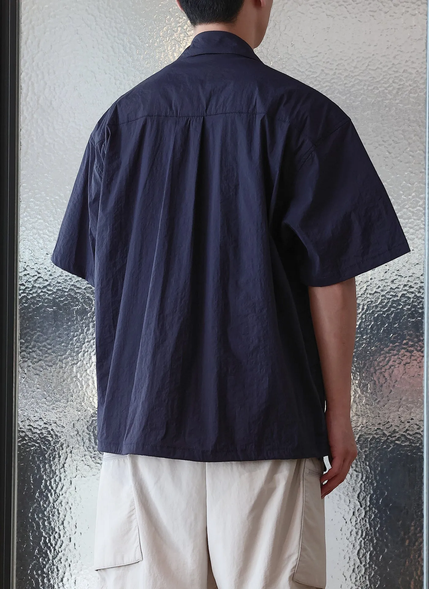 Nylon Polyester Business Pack Open Collar Shirt Jacket sold by INITIAL Fashion product image thumbnail 2