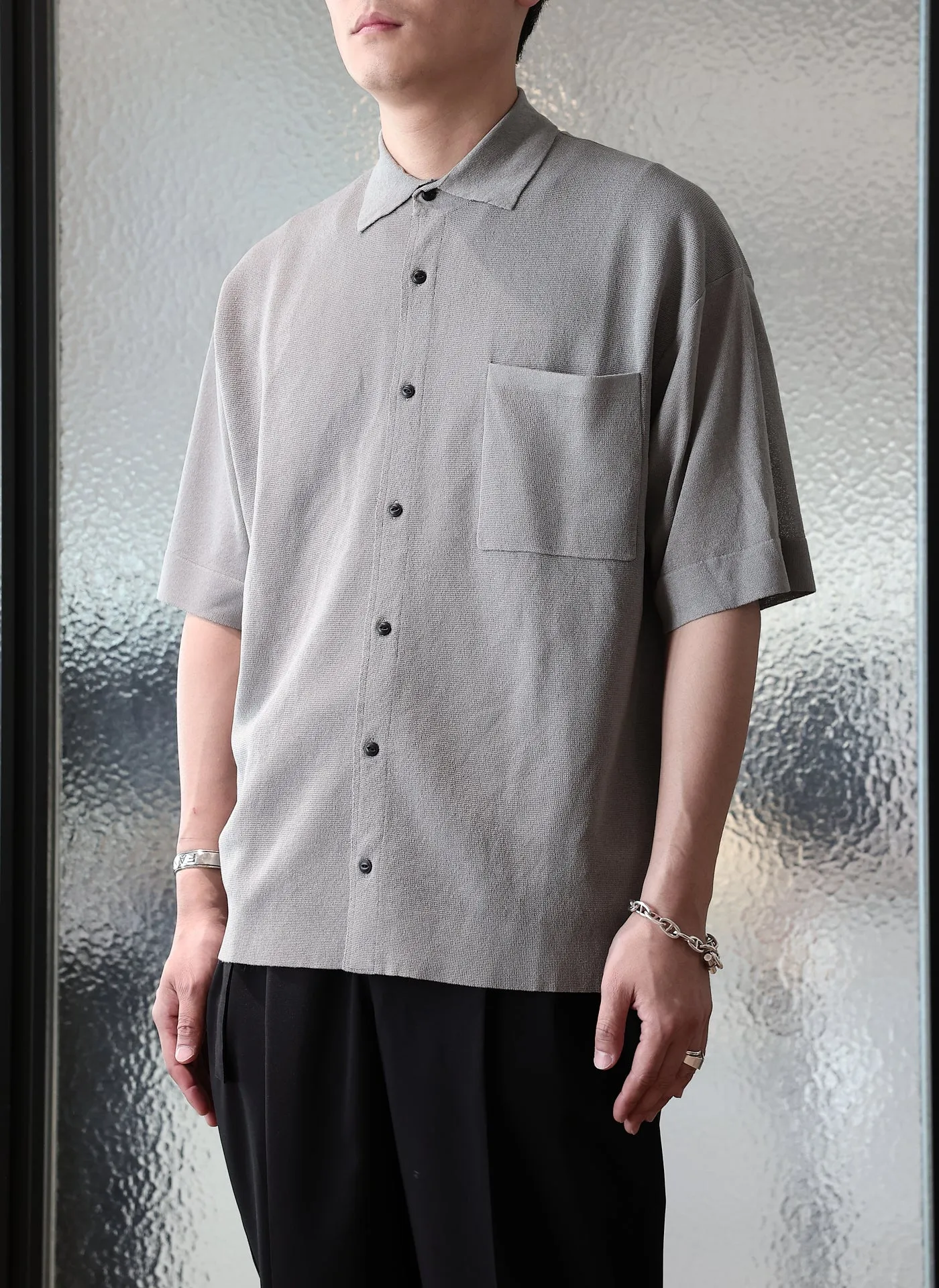 Polyester Business Knitted Shirt sold by INITIAL Fashion