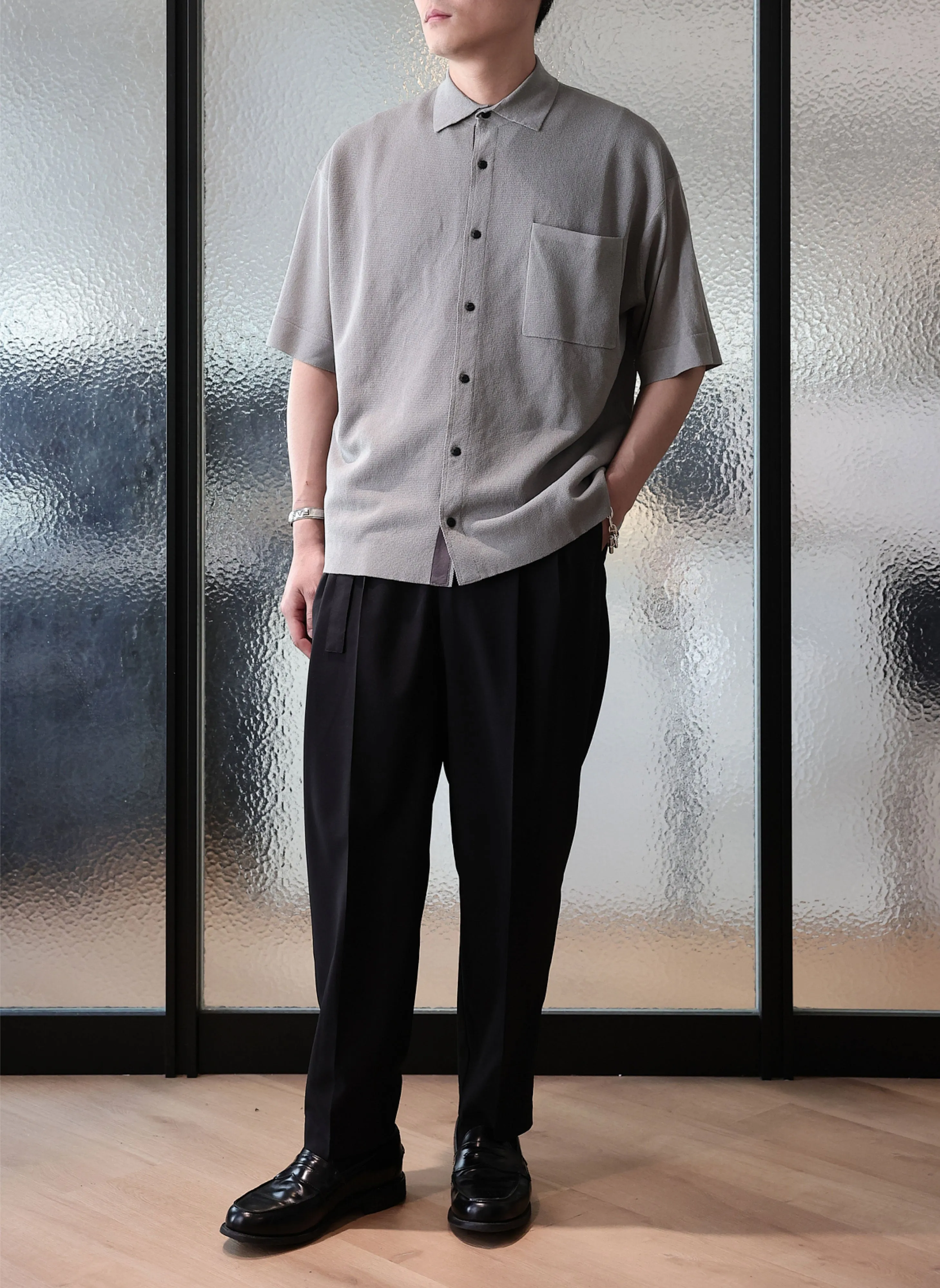 Polyester Business Knitted Shirt sold by INITIAL Fashion product image thumbnail 5