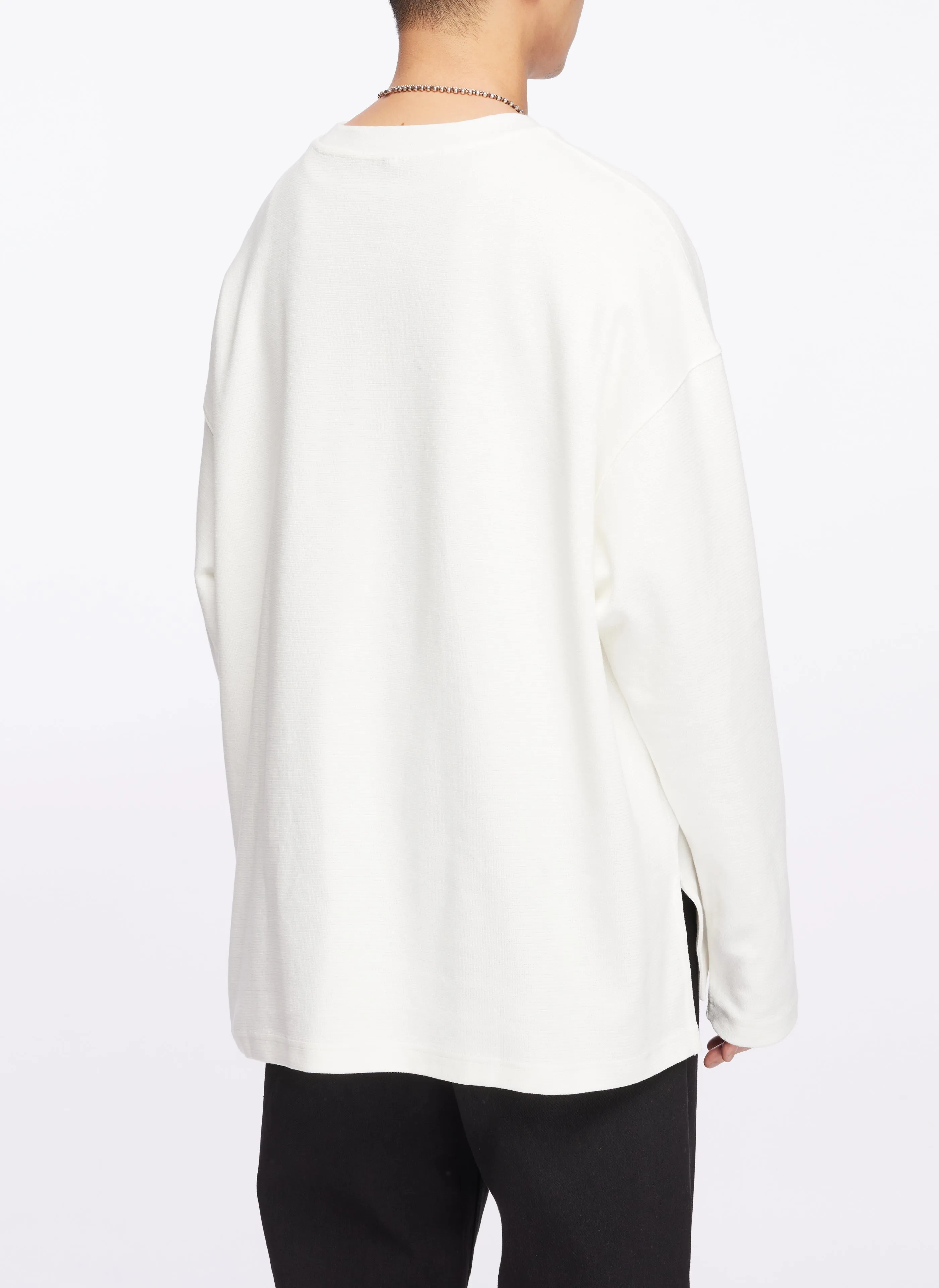 310G Heavy Weight Rib Long Sleeve Tops sold by INITIAL Fashion product image thumbnail 4