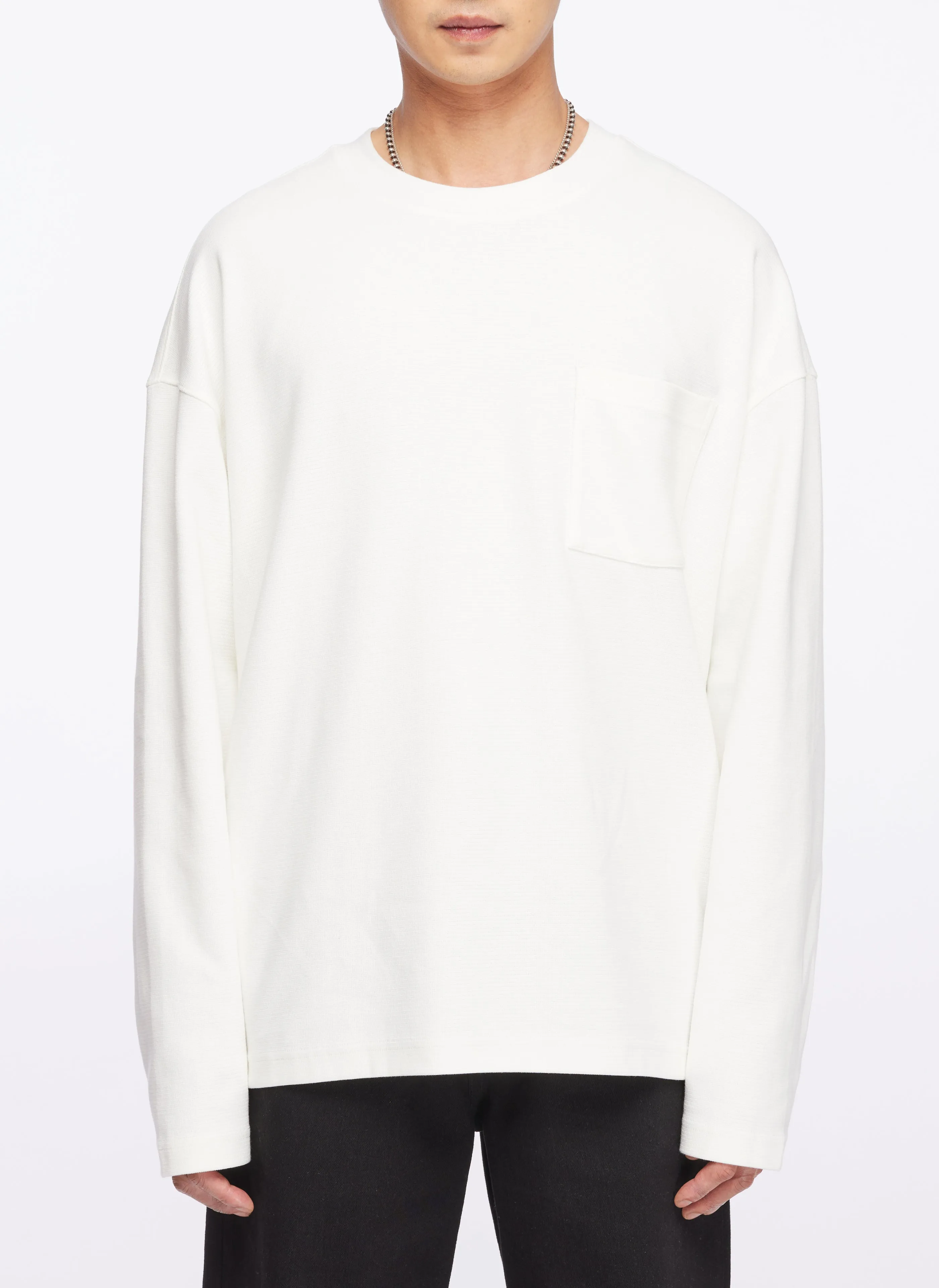 310G Heavy Weight Rib Long Sleeve Tops sold by INITIAL Fashion product image thumbnail 2